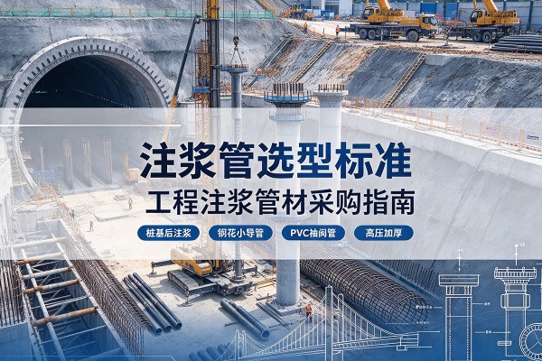 叠彩注浆管选型标准